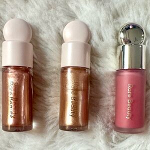 Rare Beauty Liquid Highlighter and Blush Set - Gold and Pink
